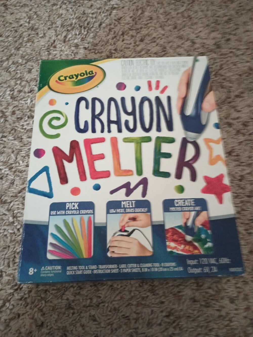 Crayola Crayon Melter Motorized Art Craft Kit